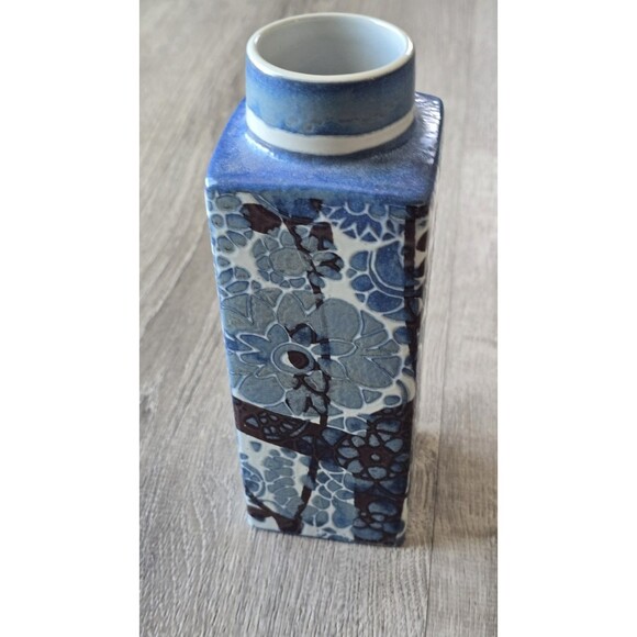 VTG 1970's Royal Copenhagen Baca Fajance Nils Thorsson 9" Vase 780 / 3259 - Picture 14 of 15